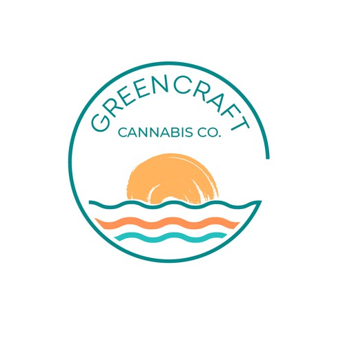 Brand Logo for craft cannabis grow in Michigan. Design by antesofte ✌