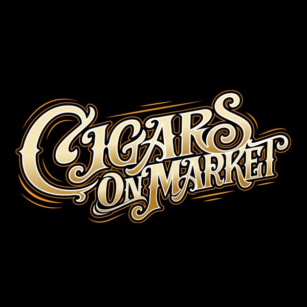 1920's style cigar lounge logo