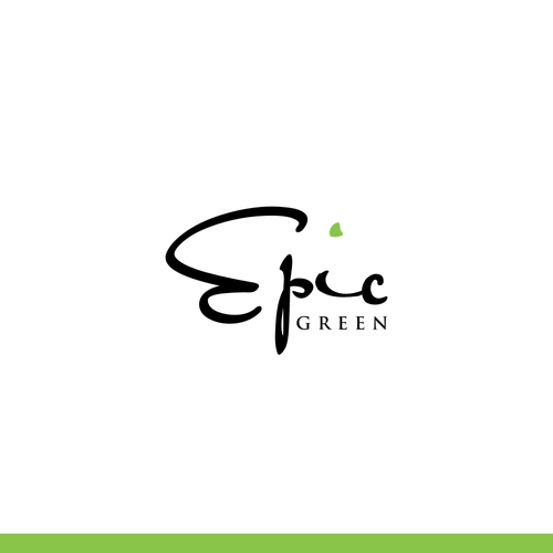 Create a luxury distinctive logo for epic green