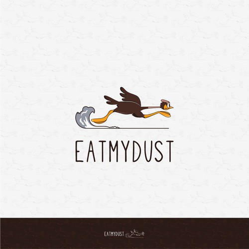 Running is Funning! Eat My Dust, a brand promoting the joy of running Design by BANGSART !