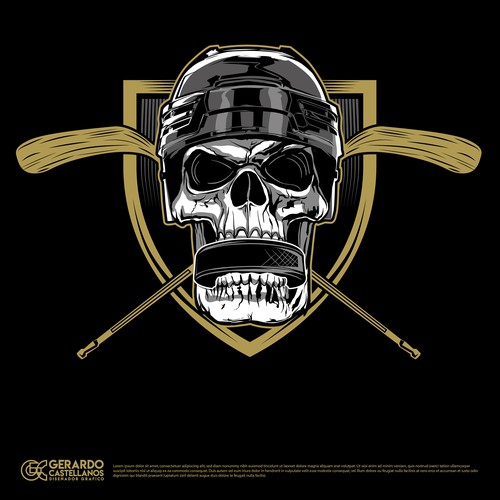 The Misfits Hockey Tournament Team Design by Gerardo Castellanos