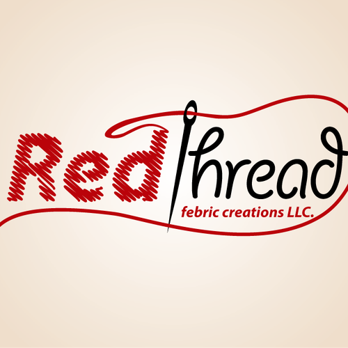 logo for Red Thread Fabric Creations LLC | Logo design contest