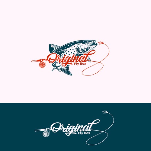 Create a logo for a Fly Fishing Subscription box and Online Store