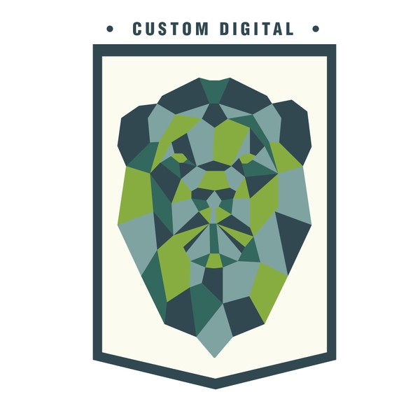 bold logo for custom digital