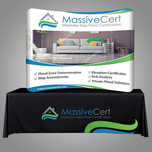 Designs | Design a killer booth for a Flood Disaster support company ...