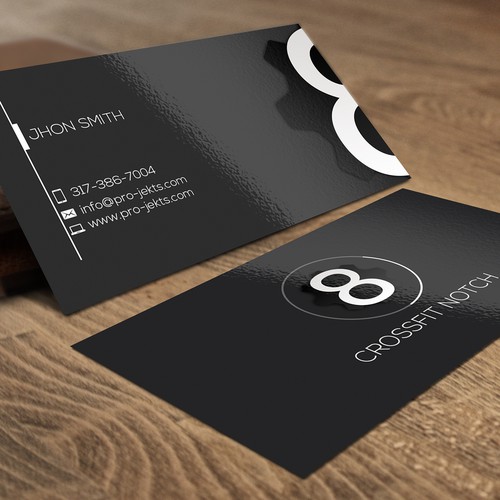 CrossFit Notch 8 business cards Business card contest