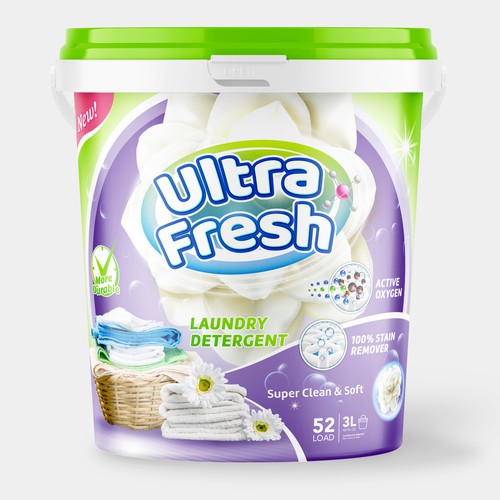 Ultra Fresh laundry soap label デザイン by rizal hermansyah