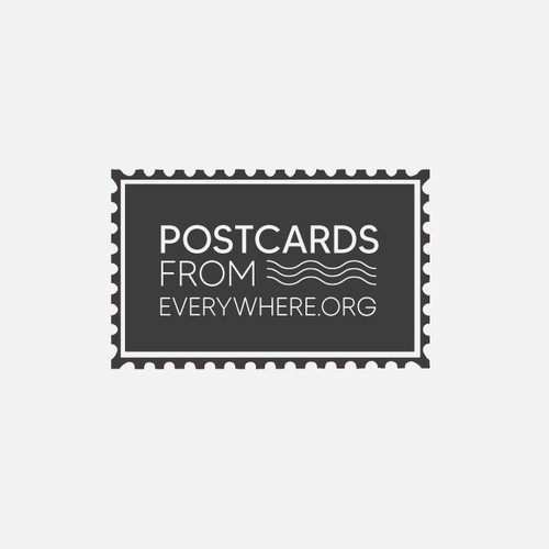 Postcards from Everywhere Logo Design by Taslima Karim