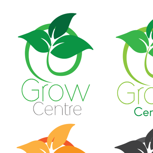 Logo design for Grow Centre Diseño de Atif Aziz