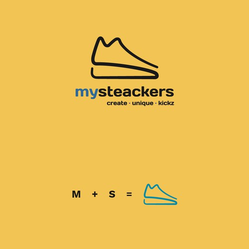 Create a hip and young logo for a unique SNEAKER DIY product Design réalisé par MikeeWk