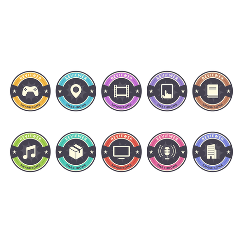 Design A Beautiful Set Of Achievement Badges For Smashbomb Icon Or