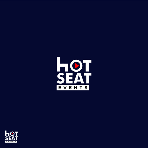 Impactful Logo For 'Hot Seat Events' – Learn from Industry Experts Through Livestreams & Events. Design by loooogii