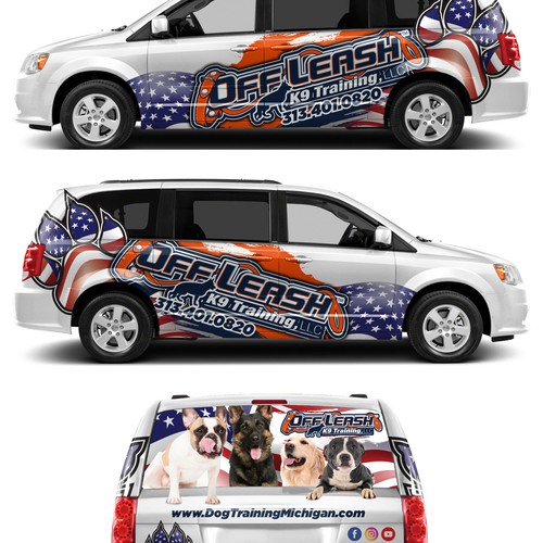 Fun, Trendy, Eye Catching Partial/Full Van Wrap Design by Kiky Rizki