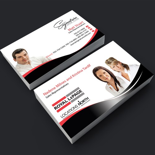 Business Cards for Top Real Estate Team Ontwerp door shikol4