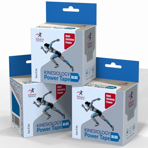 Design a Sports Tape Package Label - Quick turnaround Design by russell.the.ice