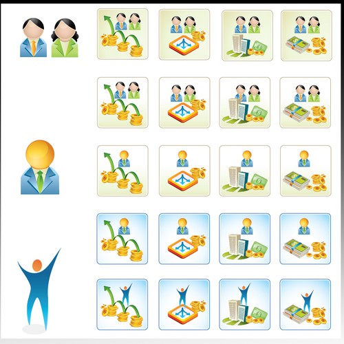 ERP Icons Design by flashing