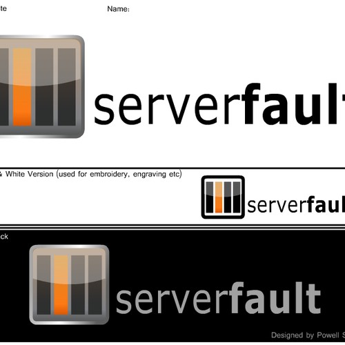 logo for serverfault.com Réalisé par Powell Studios