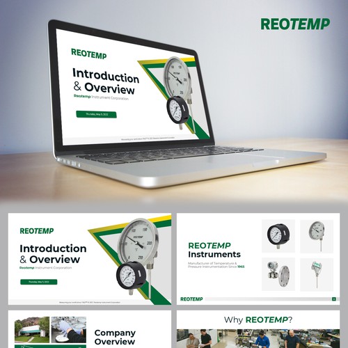 Industrial Manufacturer PowerPoint Template Design by Wisden