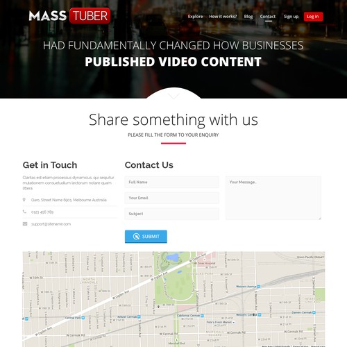 Web page design contest entry by mkswebtech