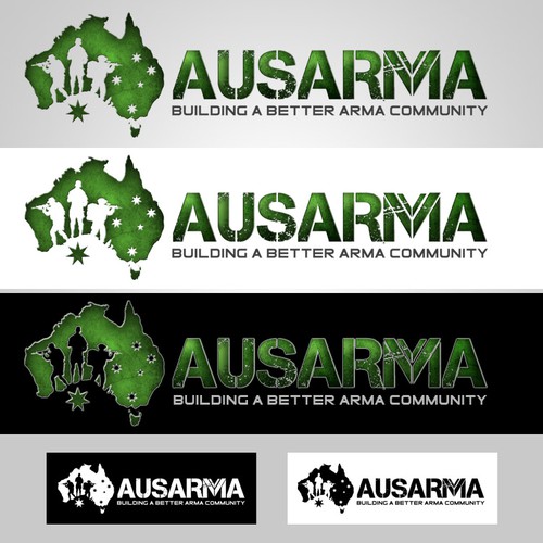 Logo for AUSARMA (ANZ Military Gaming) Diseño de ArmandoGtz