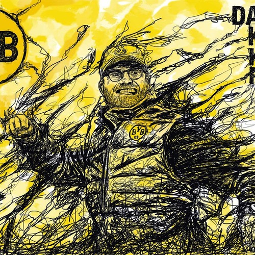 99designs Community Contest! Create a great Thank You illustration for the one and only Jürgen Klopp Design von Salvador Barrón