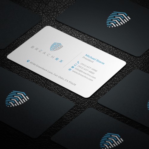 Professional B2B Card for Cyber Security Software Company Design von Galaxiya