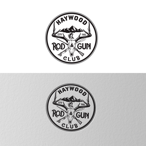 Logo for Rod and Gun Club established in 1946 in Western NC Design by Vandi septiawan