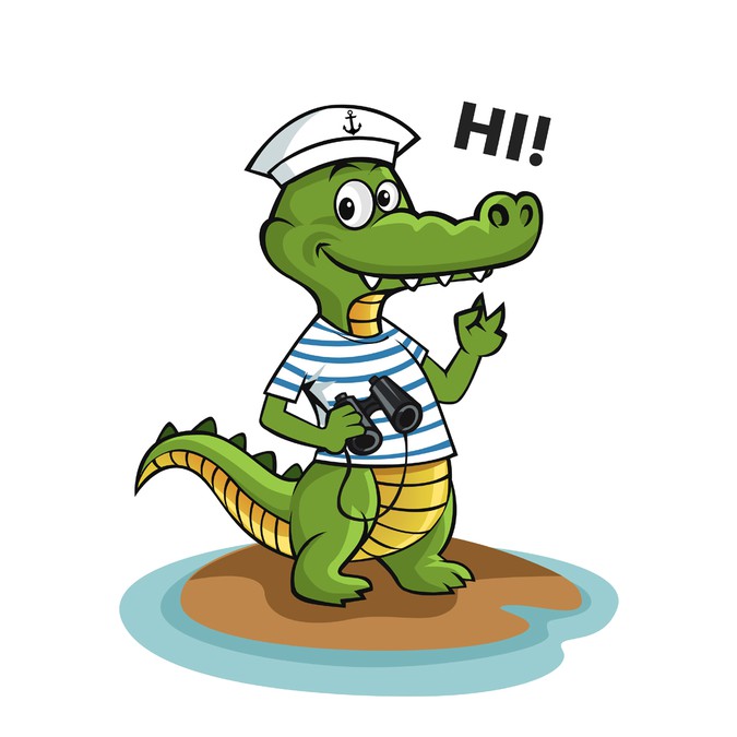 Design a friendly alligator cartoon | Character or mascot contest