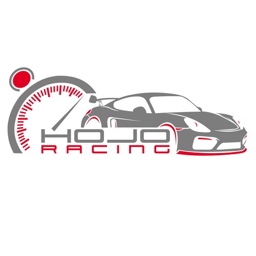 car racing logo design