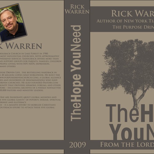 Design Rick Warren's New Book Cover Design by Bjay