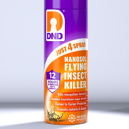 Design a standout label for a Super Effective Insect Killer Spray Design réalisé par P.D.S.