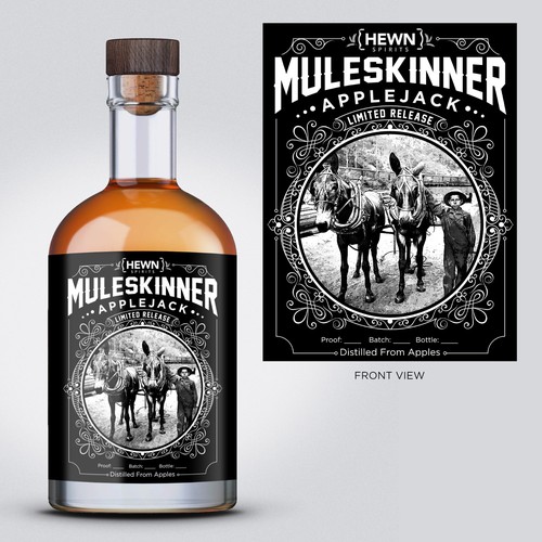 Design a Applejack Whiskey Label for my distillery Diseño de metaXsu