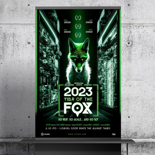 Design di Life360 2023 Year of the Fox Poster di roppix