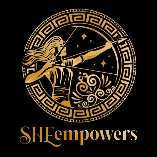 SHEempowers - luxurious design of a woman preferrably in some kind of a circle to appeal to women professionals Design by Jacob Gomes