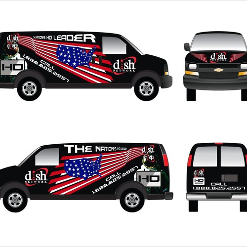 V&S 002 ~ REDESIGN THE DISH NETWORK INSTALLATION FLEET デザイン by DreamPainter