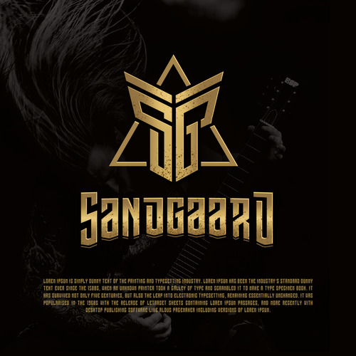 Designs | SANDGAARD -> High-end Rock n' Roll Band/Brand Logo ...