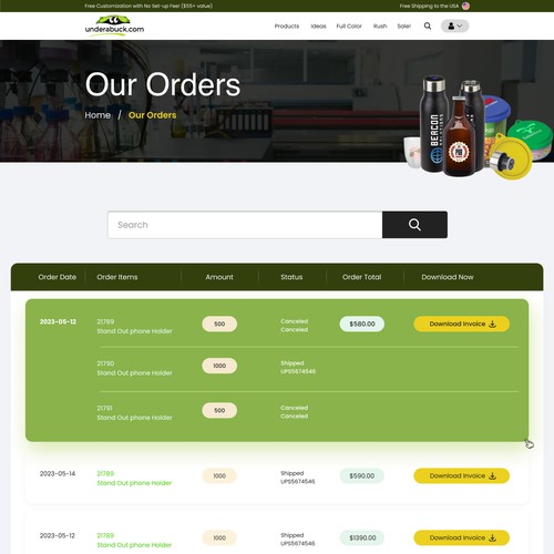 Easy to use Customer Account Page Design by monodeepsamanta