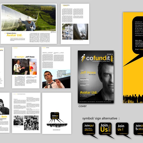 Magazine Layout Design For Cofundit Crowdfunding Business Print Or Packaging Design Contest 99designs