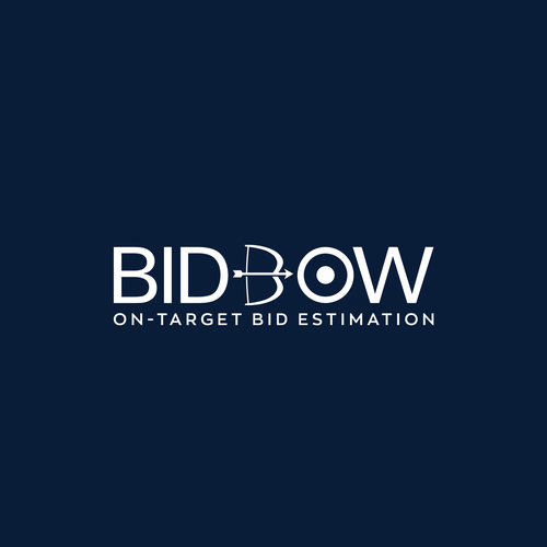 Logo for a construction bidding software product, design concept of "bow, arrow and target" Design by Equipe.X7