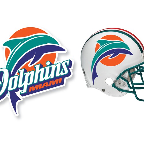 99designs community contest: Help the Miami Dolphins NFL team re-design its logo! Réalisé par gcsgcs