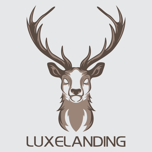 Brand Logo of Simple Design of a Stag (Male Deer) Head Design by SlakiGraphics