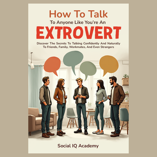 Design a catchy "How To Talk To Anyone" book cover Design by Alexandr_up