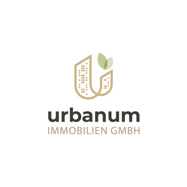 Design by Brandev™ titled "Monogram UI Logo Design for Urbanum Immobilien GMBH"