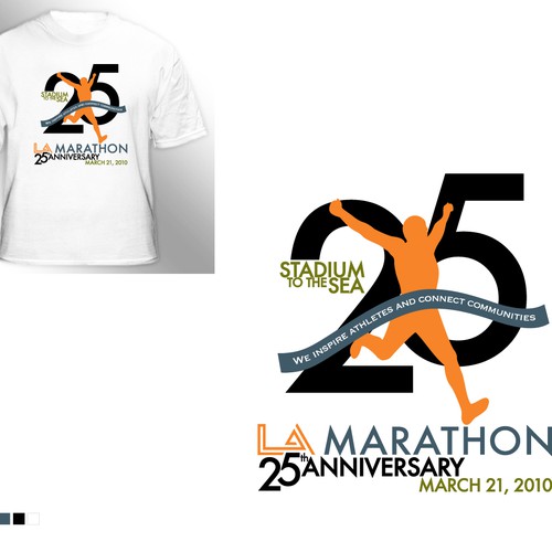 LA Marathon Design Competition Design by AMYinLA