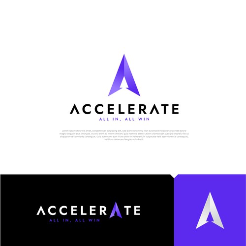 Accelerate 2024 Logo Comps Design by Guts Graphic