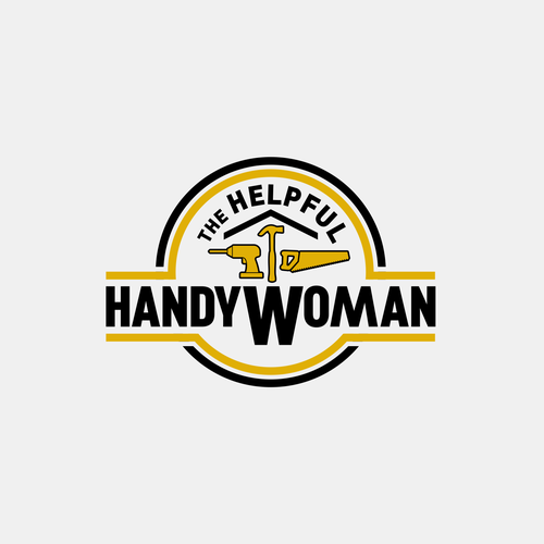 We need a design for our handywoman business that mixes masculine and feminine. Design by XarXi