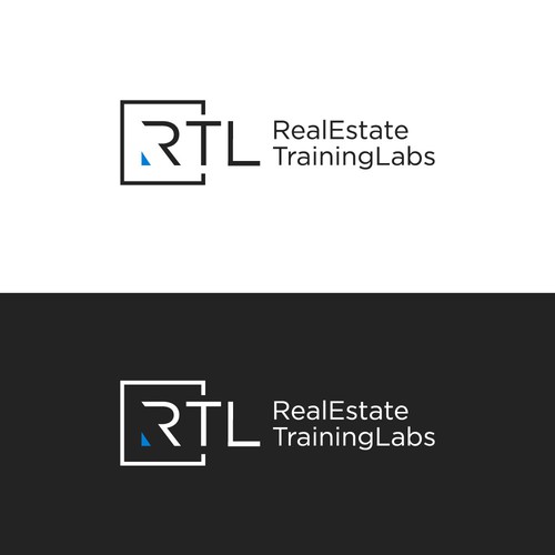 Simple Text Based Logo for Advertising Agency - Easy Examples Design by unreal studio