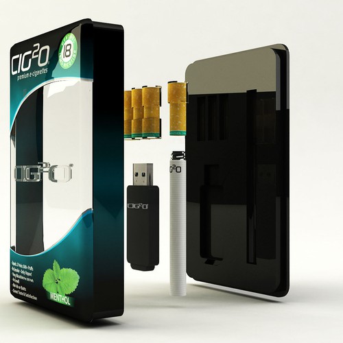 ►►► Sleek & Cool package design for new E-cig box Design by Mr.Lucky