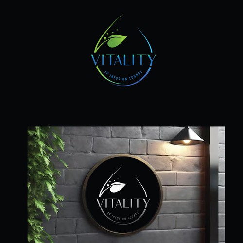 Logo for a luxury IV hydration spa Design by 123Graphics