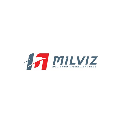 MILVIZ Logo - Producer of Military Flight Simulation Design by D E S P O T I C